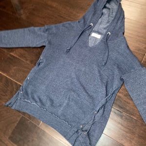 EUC Lace Up Hoodie